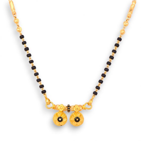 Images of short 2025 mangalsutra in gold