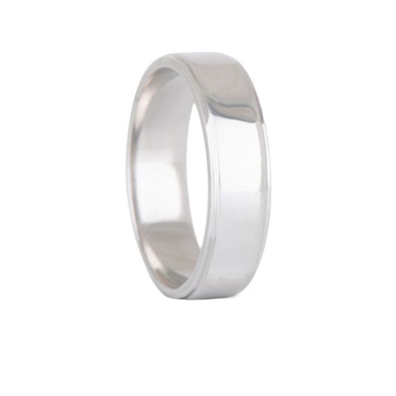 Classic Mens 4mm Platinum Plain Dome High Polished Wedding Ring Band 6.4gm  9-9.5 | eBay