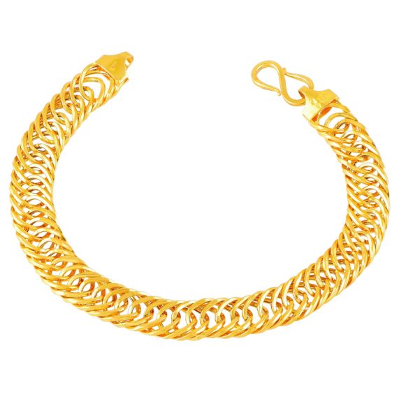 Buy 22k Italian Design Gold Men Italian Bracelet 65VH3313 Online from  Vaibhav Jewellers