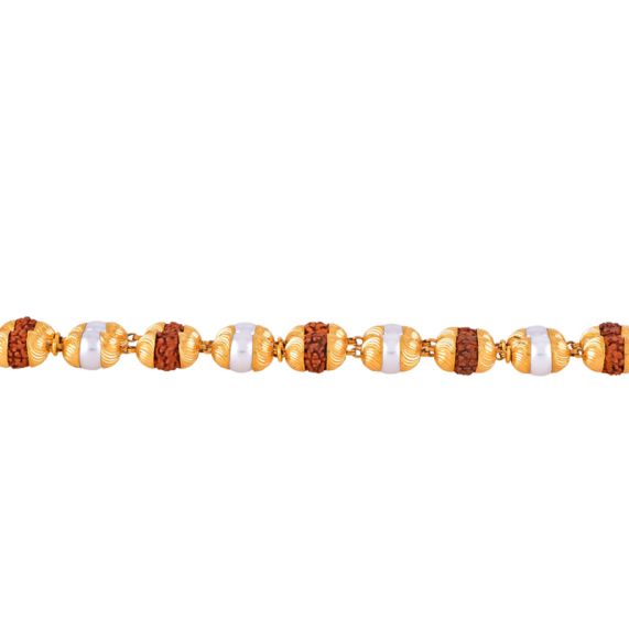 Power Rudraksha Gold Bracelet  Giriraj Jewellers