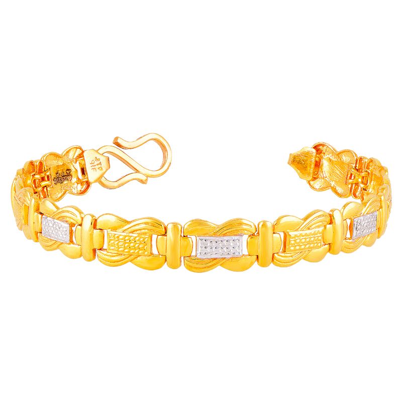 Latest mens gold bracelets with weight and price  YouTube