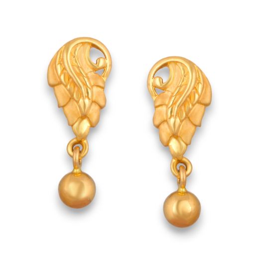 Gold earrings under on sale 30000